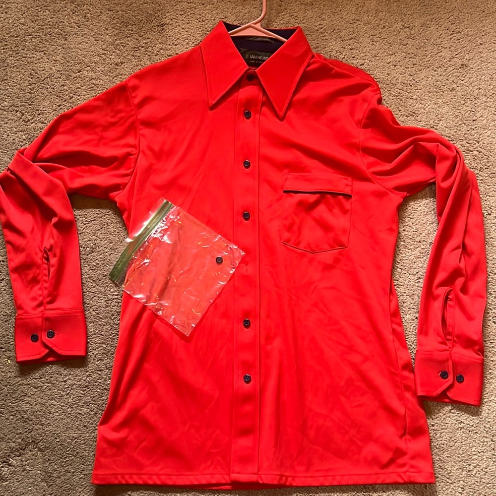 Van Heusen Splendor Vintage 1970’s shirt size Medium